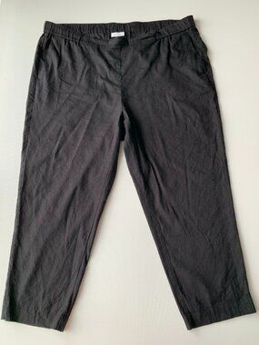 J jill Linen and Viscose Blended Pull on Pant Women's Plus Size XXL Stretchy